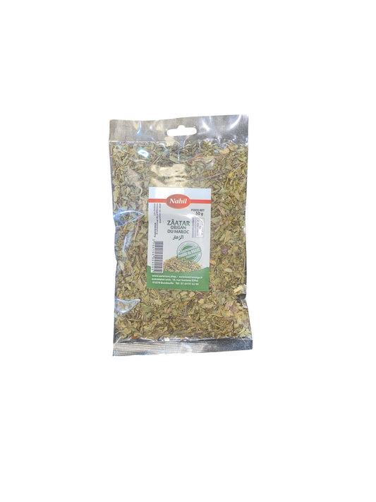 Zaâtar (Origan du Maroc) Nahil 50g – Herbe aromatique séchée Le comptoir du Nil : produits orientaux en ligne