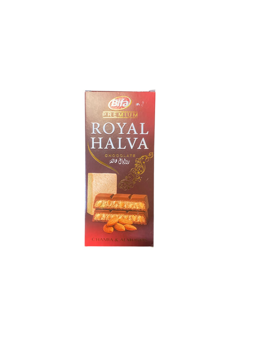 Chocolat Bifa Royal Halva Chamia & Amandes – Tablette gourmande orientale premium