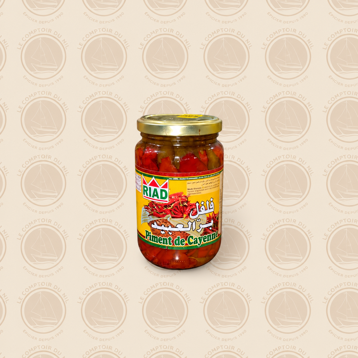 Piment de Cayenne Riad 350g – Piments Entiers Marinés Forts Le comptoir du Nil : produits orientaux en ligne