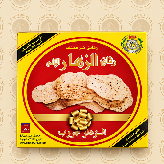 Raqa’iq Al Zahra – Pain Séché Croustillant Égyptien Le comptoir du Nil : produits orientaux en ligne