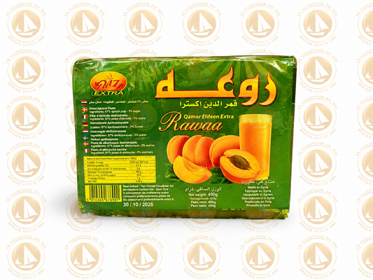 Rawaa – Qamar Eldeen Extra 400g | Pâte d’Abricot Séchée Traditionnelle Le comptoir du Nil : produits orientaux en ligne