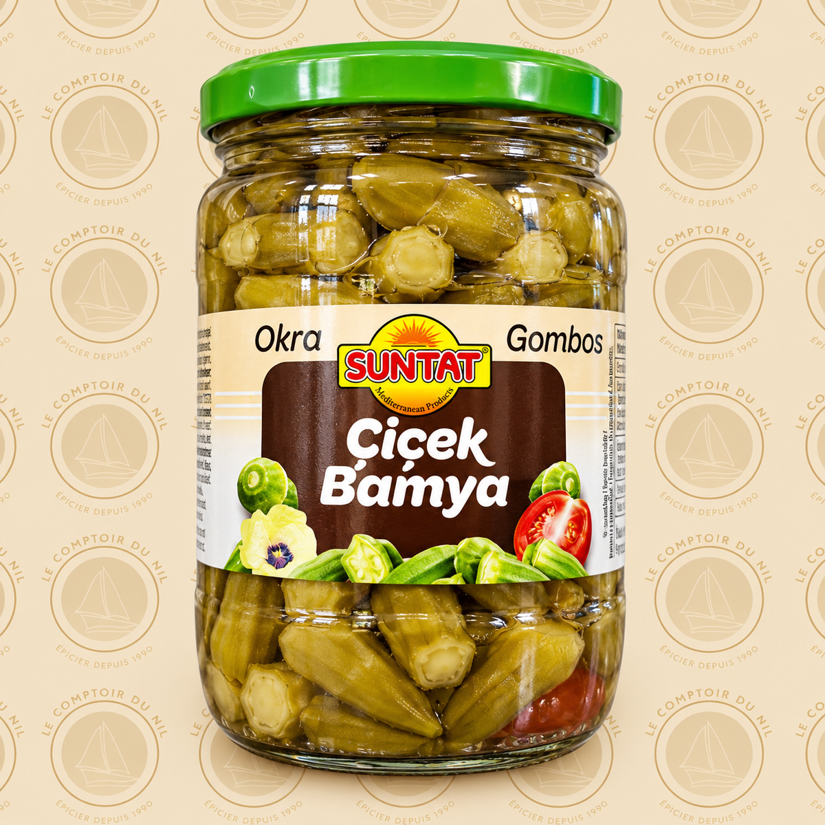 SUNTAT Gombos Marinés – Okra / Bamya à la Méditerranéenne Le comptoir du Nil : produits orientaux en ligne