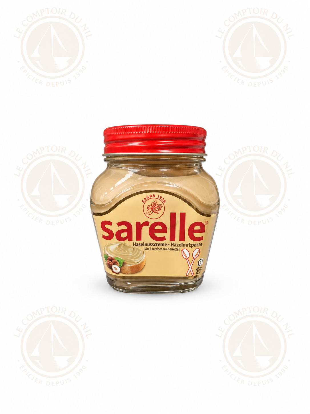 Sarelle - Pâte à tartiner aux noisettes Le comptoir du Nil : produits orientaux en ligne