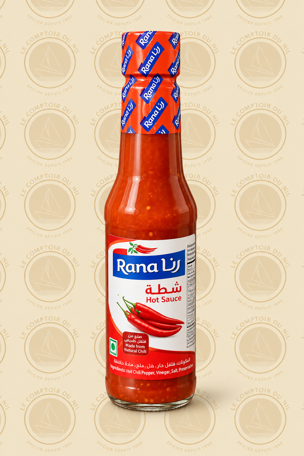 Sauce Piquante RANA – Hot Sauce Orientale 180ml Le comptoir du Nil : produits orientaux en ligne