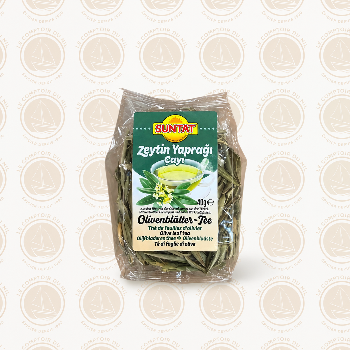 Suntat Thé Feuilles d’Olivier 40g – Infusion Naturelle Antioxydante Le comptoir du Nil : produits orientaux en ligne