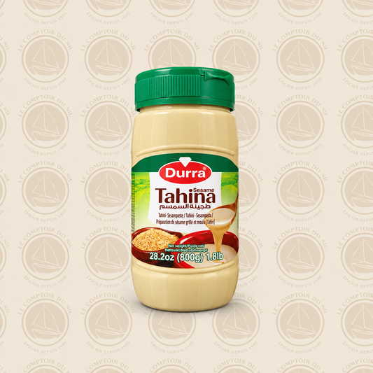 Tahina Durra – Crème de Sésame Naturelle (400g / 800g) DURRA