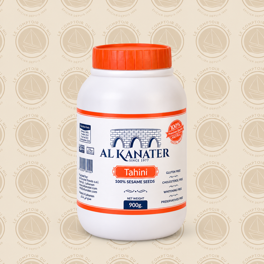 Tahini Al Kanater – Crème de Sésame Naturelle Libanaise | Goût Authentique et Texture Onctueuse – 900 g Al KANATER