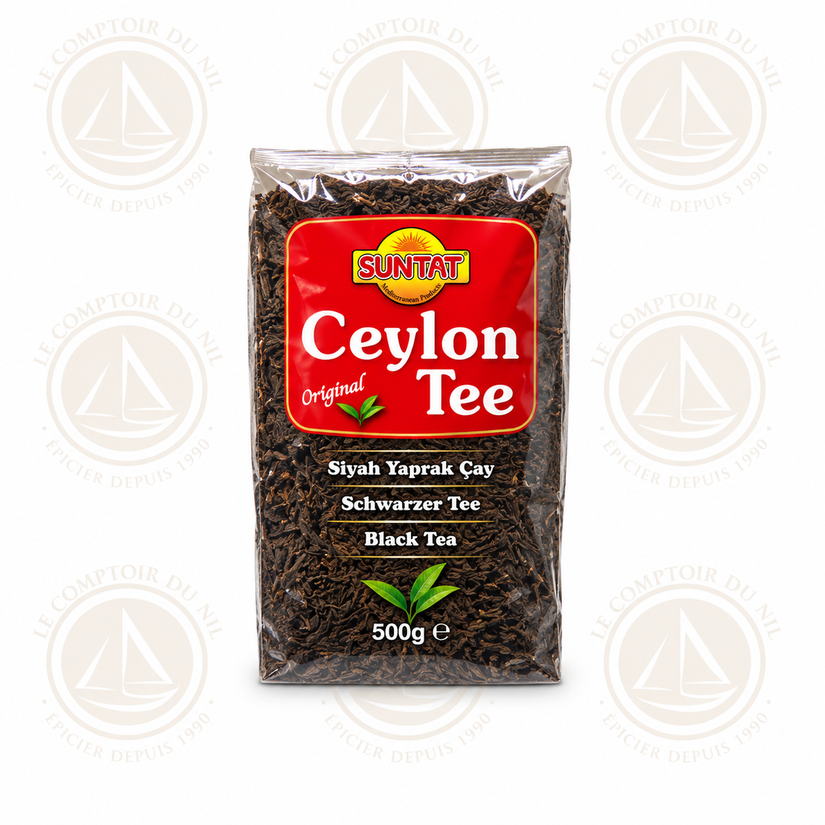 Thé Noir Ceylan Suntat 500 g – Thé noir en feuilles du Sri Lanka Le comptoir du Nil : produits orientaux en ligne