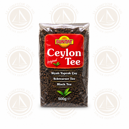 Thé Noir Ceylan Suntat 500 g – Thé noir en feuilles du Sri Lanka Le comptoir du Nil : produits orientaux en ligne
