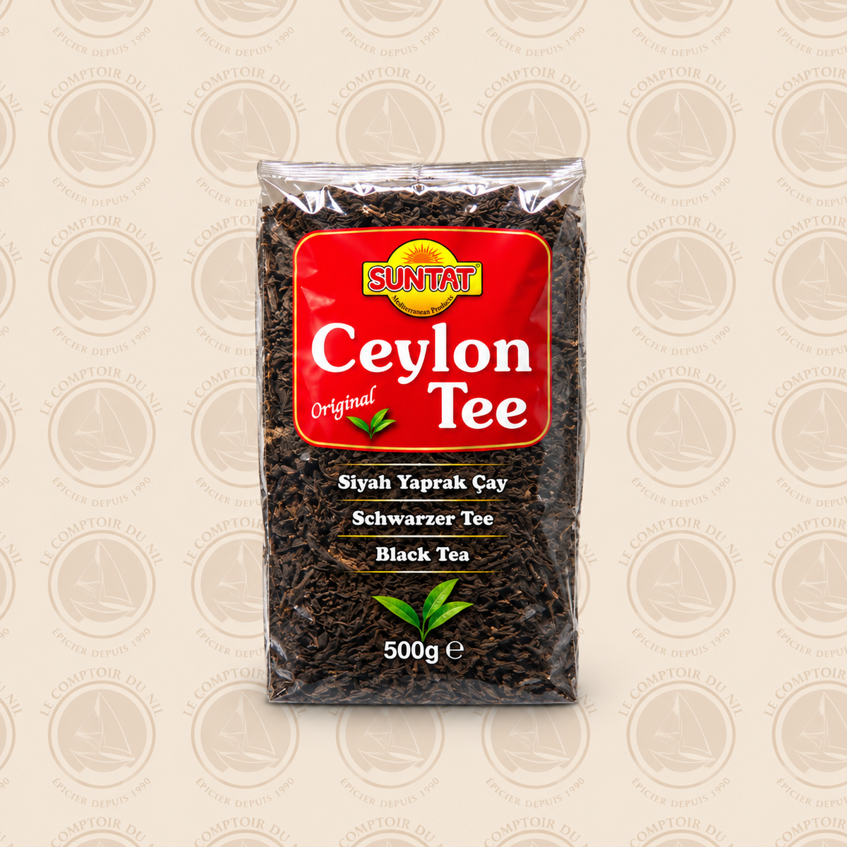 Thé Noir Ceylan Suntat 500 g – Thé noir en feuilles du Sri Lanka Le comptoir du Nil : produits orientaux en ligne