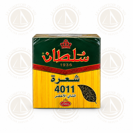 Thé Vert Sultan 4011 – Thé Marocain en Grains | Goût Authentique et Intense – 500 g Le comptoir du Nil : produits orientaux en ligne