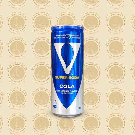 V7 Super Soda Cola 250ml (Pack de 6) – Boisson Égyptienne Gazeuse Sans Caféine Le comptoir du Nil : produits orientaux en ligne