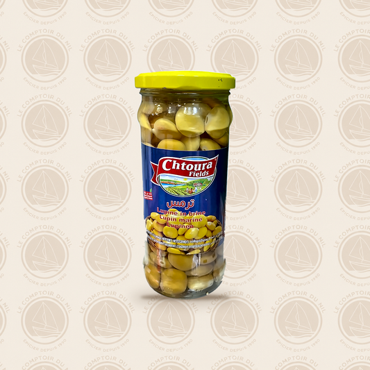 Lupins Marinés en Saumure Chtoura Fields – Mezze Libanais | 660 g Le comptoir du Nil : produits orientaux en ligne