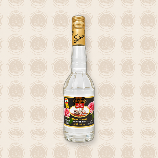 Anjar – Arôme de rose 300 ml / 600 ml | Eau florale naturelle pour pâtisserie et desserts ANJAR