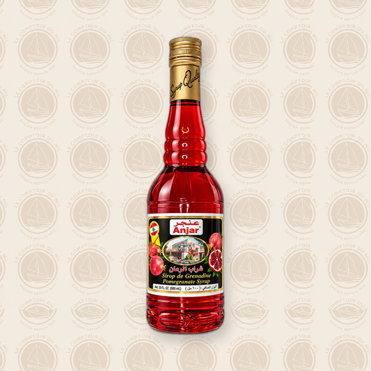Anjar – Sirop de grenadine 600 ml | Sirop de grenade libanais pour cocktails et desserts ANJAR
