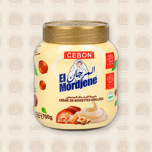 El Mordjene - Crème de noisettes grillées Le comptoir du Nil : produits orientaux en ligne