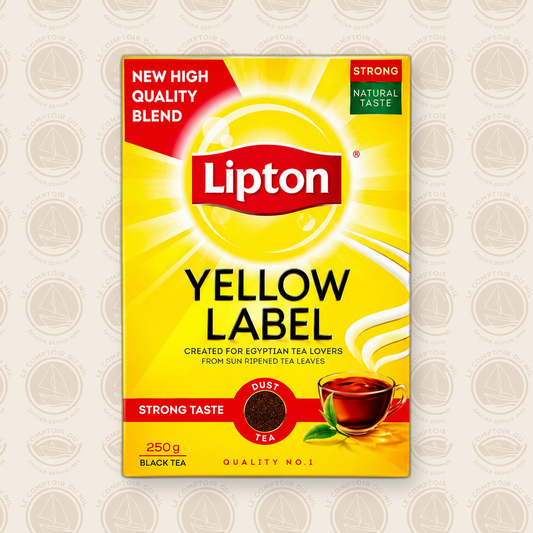 Lipton Yellow Label – Thé Noir Égyptien | Goût Riche et Corsé – 250 g LIPTON