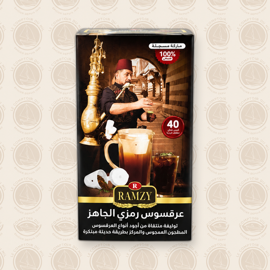 Réglisse Naturelle Ramzy Al-Assel – Boisson Syrienne Traditionnelle 100 % Naturelle – 150 g RAMZY AL ASSEL