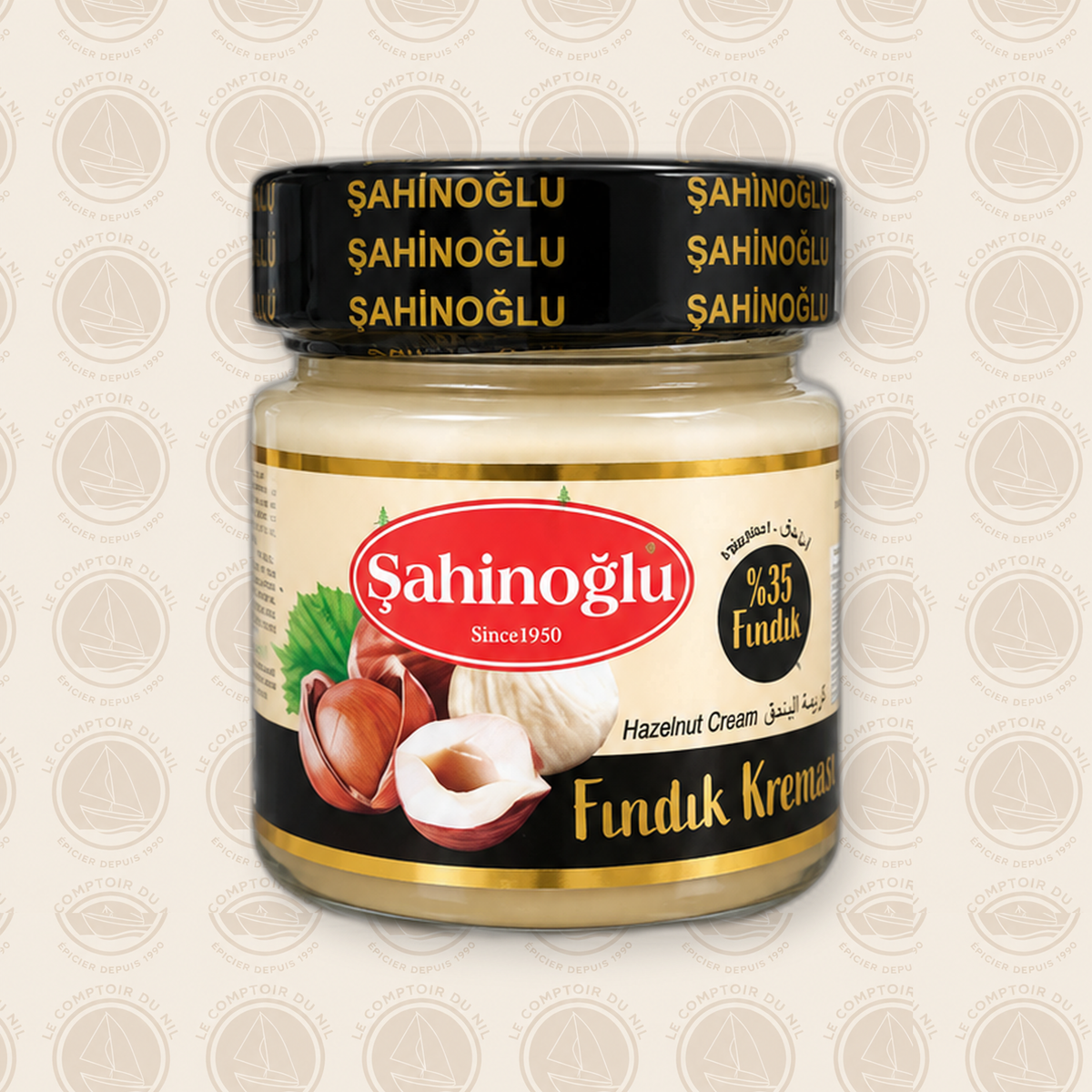 Sahinoglu - Pâte à tartiner à la noisette 220g Le comptoir du Nil : produits orientaux en ligne