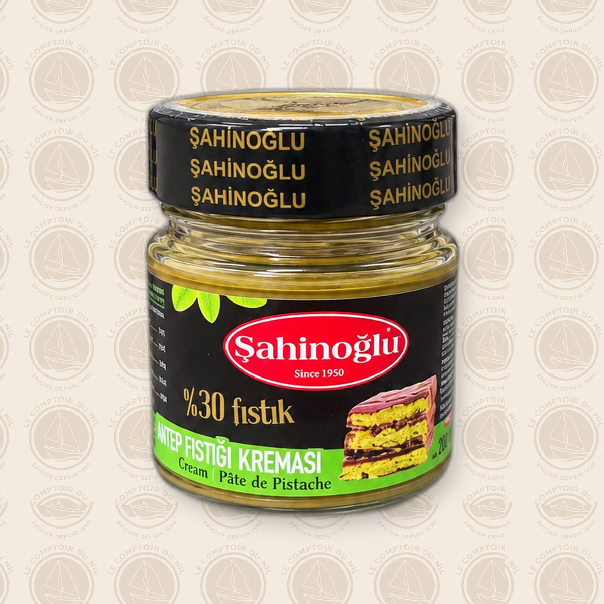 Sahinoglu - Pâte de pistache Le comptoir du Nil : produits orientaux en ligne