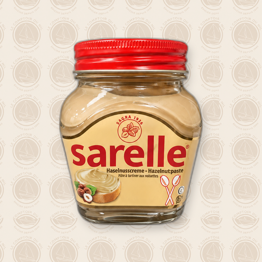 Sarelle - Pâte à tartiner aux noisettes Le comptoir du Nil : produits orientaux en ligne
