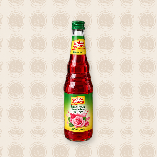 Yamama – Sirop de rose 750 ml | Sirop floral libanais pour boissons et desserts YAMAMA