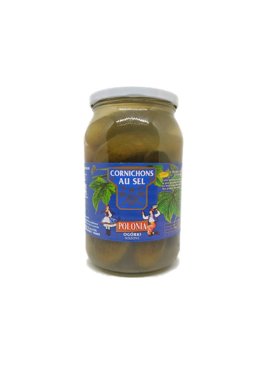 Cornichons Polonia 860g – Aigres-Doux & au Sel, Saveur Traditionnelle Polonaise