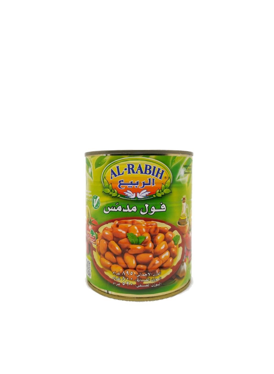 Al Rabih – Fèves Cuites Libanaises 800g | Fava Beans Authentiques et Savoureuses