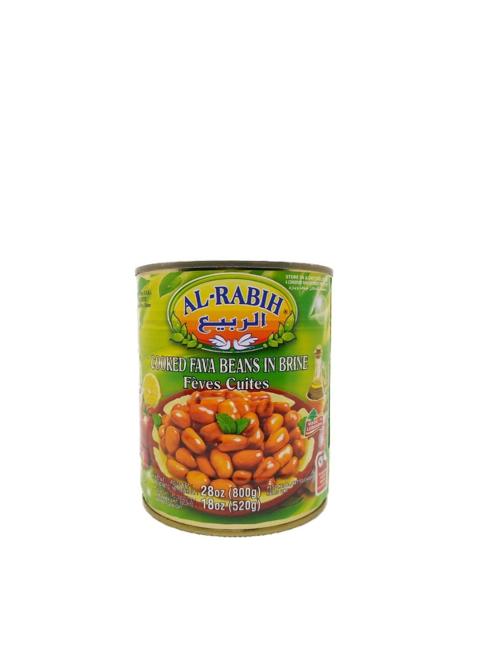 Al Rabih – Fèves Cuites Libanaises 800g | Fava Beans Authentiques et Savoureuses