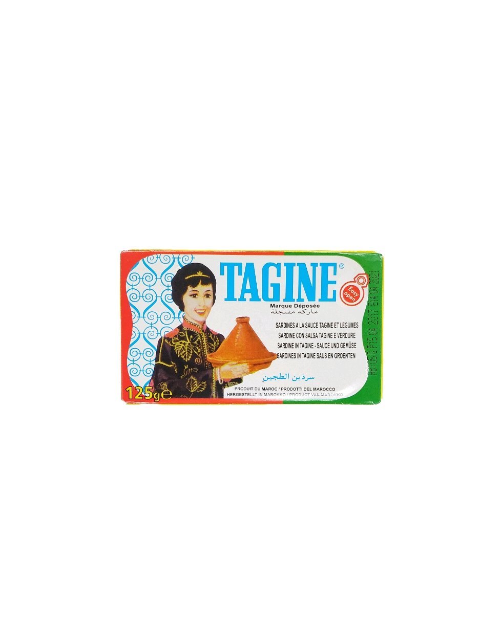 Produits orientaux en ligne : Tagine - Sardines à la sauce tajine et légumes