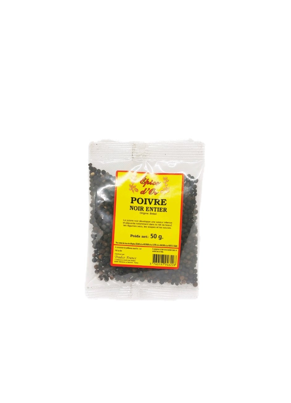 Produits orientaux en ligne : Epices d'or - Poivre noir entier