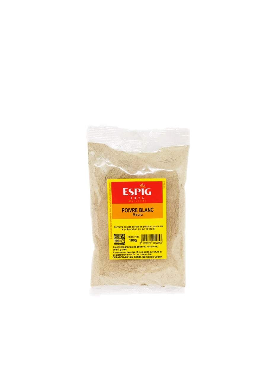 Produits orientaux en ligne : Espig - Poivre blanc moulu