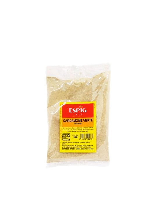 Produits orientaux en ligne : Espig - Cardamome verte moulue