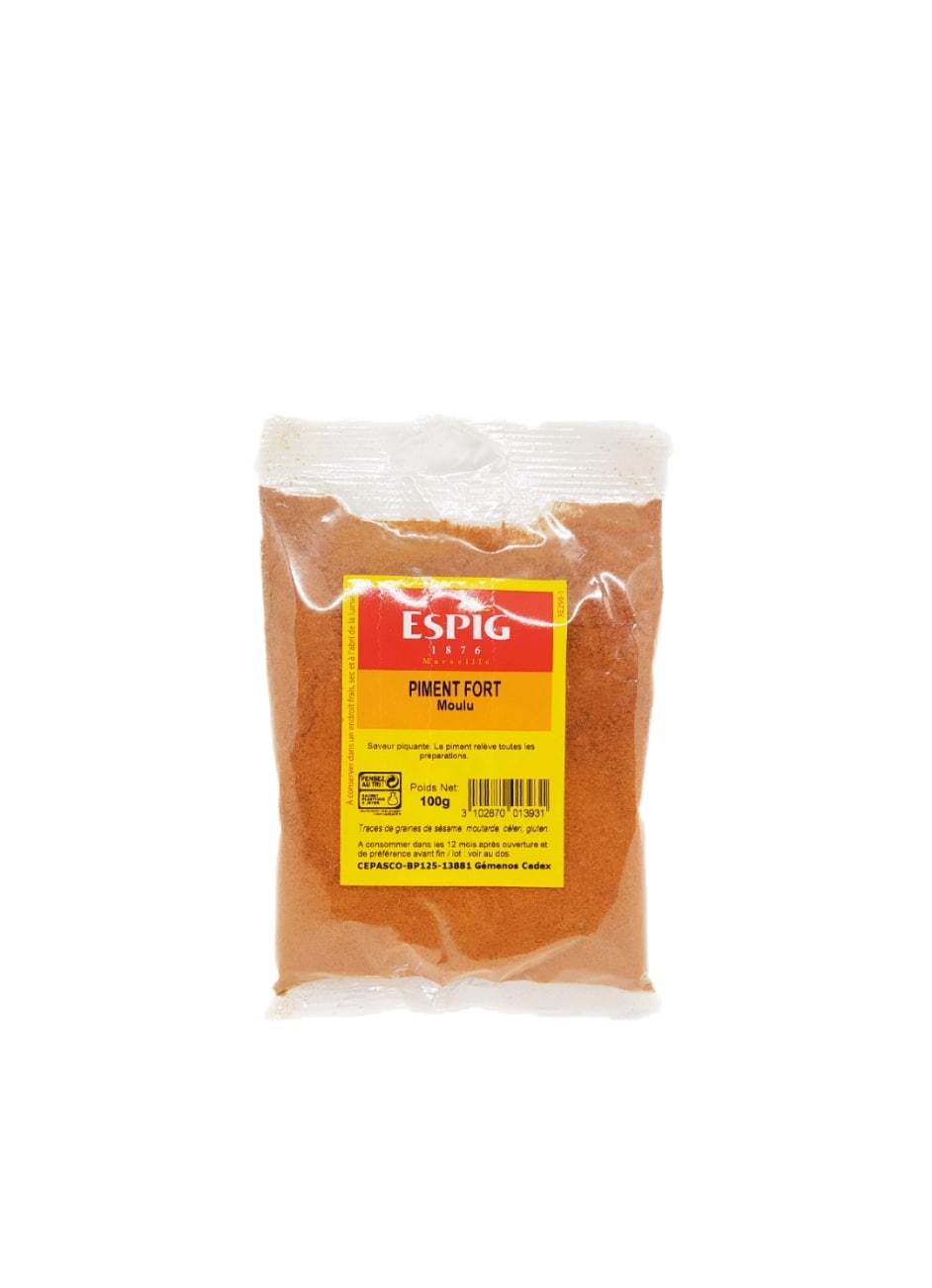 Produits orientaux : piment fort moulu 