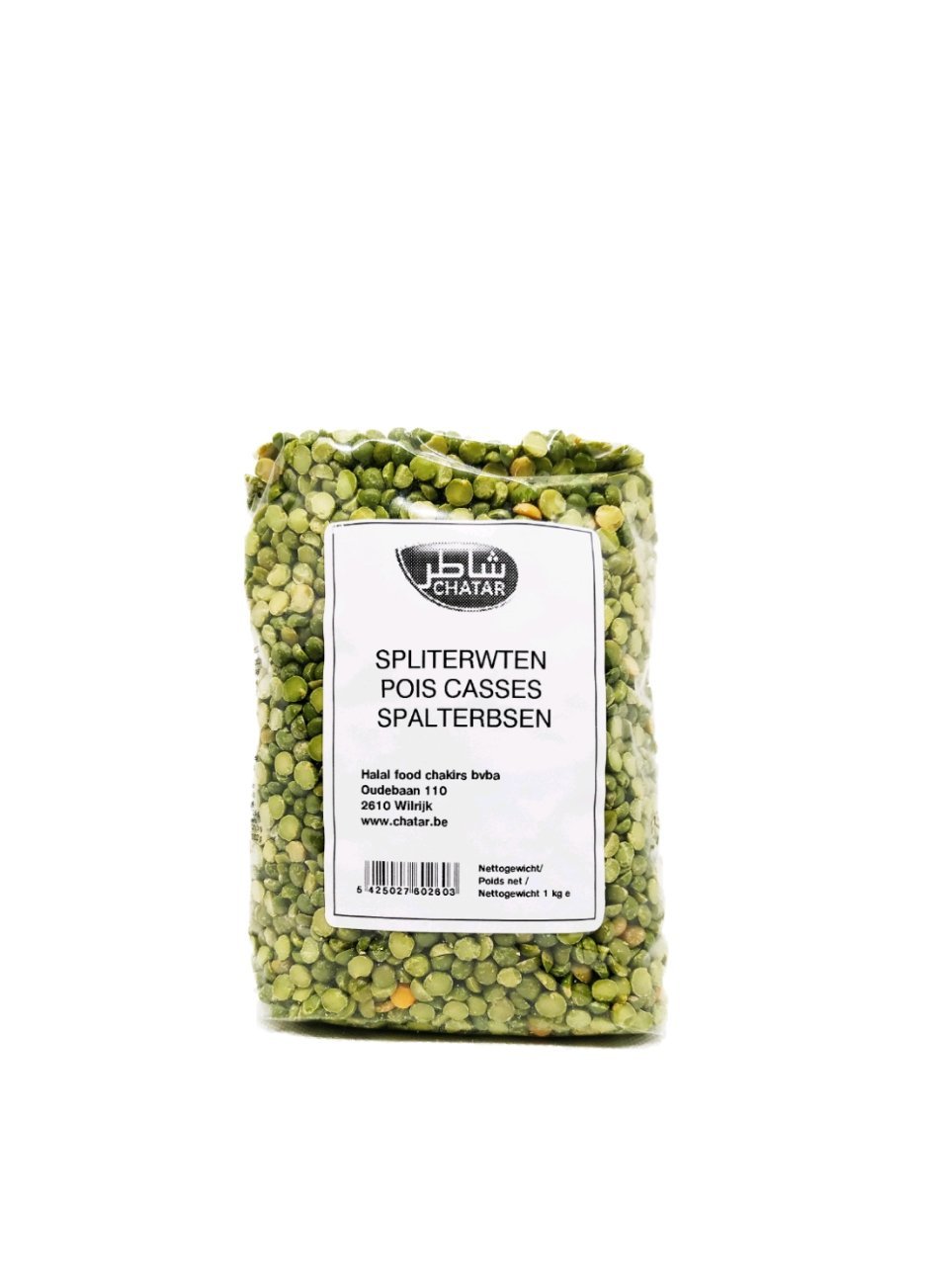 Produits orientaux en ligne : Chatar - Pois cassés verts