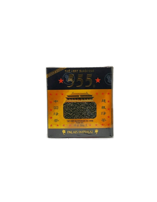 Thé Vert 555 Palais Impérial – Thé Gunpowder Chinois Supérieur | Saveur Intense et Équilibrée – 250g / 500g