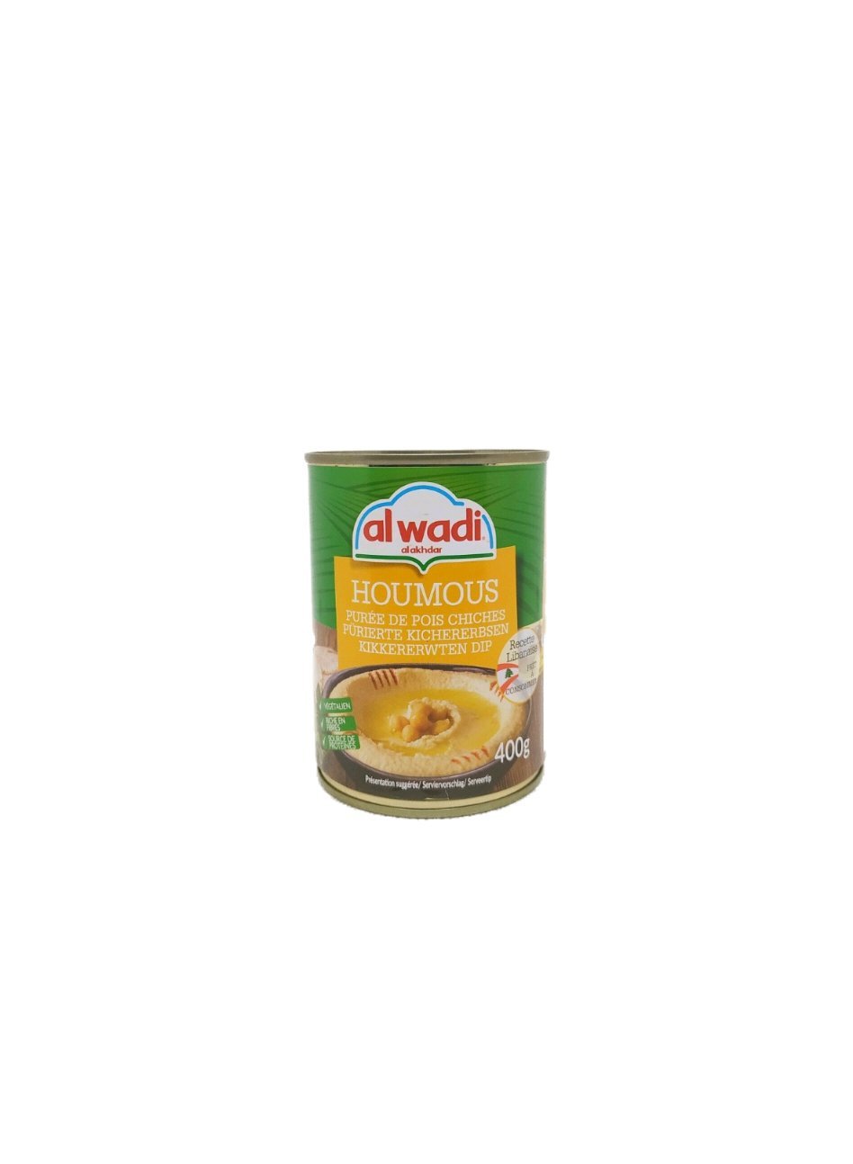 Al Wadi – Houmous 400g | Purée de Pois Chiches Libanaise Authentique