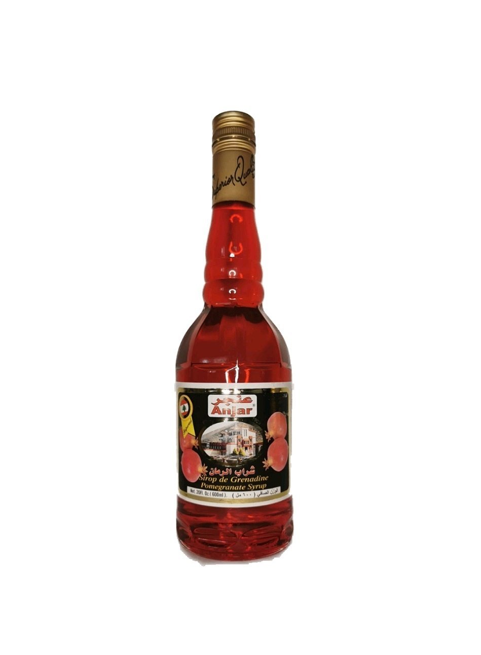 Anjar – Sirop de grenadine 600 ml | Sirop de grenade libanais pour cocktails et desserts