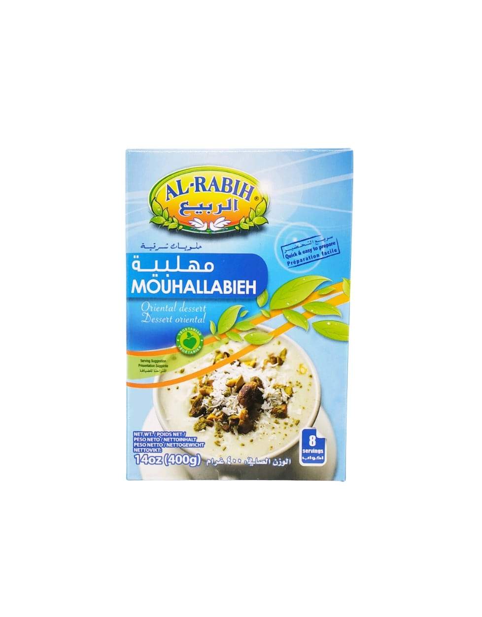 Mouhallabieh Al Rabih – Préparation pour Dessert Oriental au Lait – 400 g
