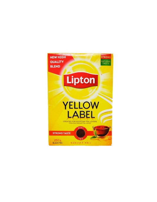 Lipton Yellow Label – Thé Noir Égyptien | Goût Riche et Corsé – 250 g